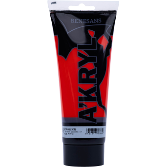 Farba akrylowa A'kryl - Renesans - 08, Vermilion, 200 ml