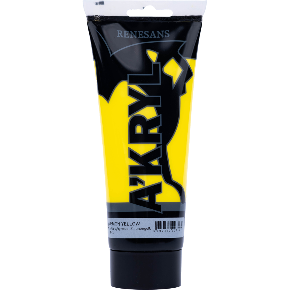 Farba akrylowa A'kryl - Renesans - żółć cytrynowa, 200 ml
