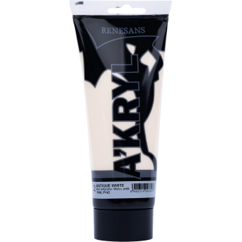 Acrylic A'kryl paint - Renesans - antique white, 200 ml