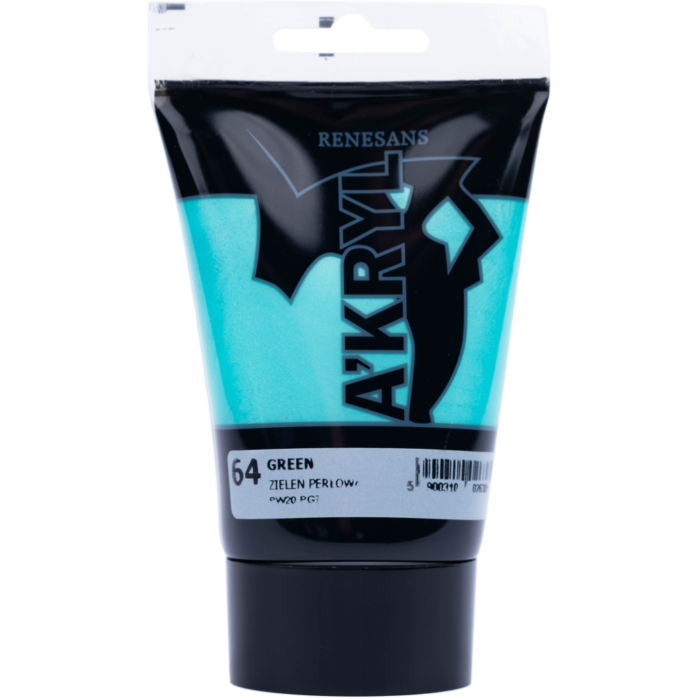 Acrylic A'kryl paint - Renesans - pearl green, 100 ml