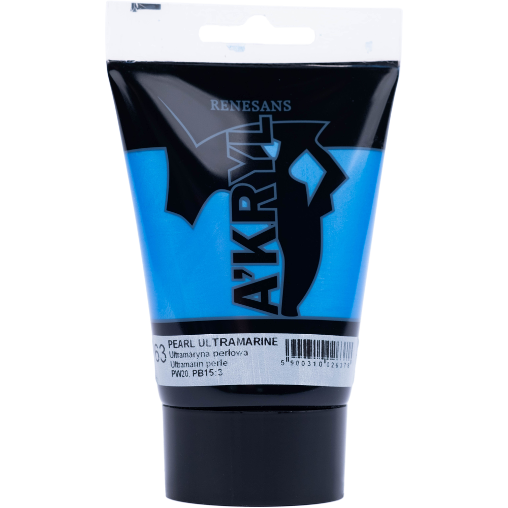 Farba akrylowa A'kryl - Renesans - ultramaryna perłowa, 100 ml