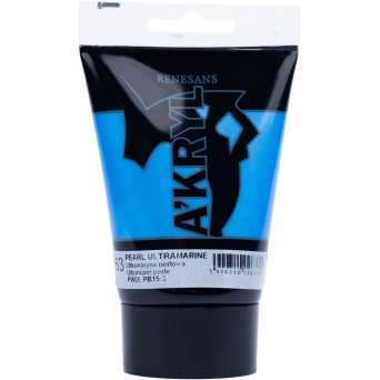 Farba akrylowa A'kryl - Renesans - ultramaryna perłowa, 100 ml