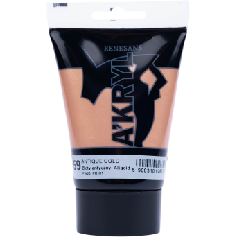 Farba akrylowa A'kryl - Renesans - złoty antyczny, 100 ml