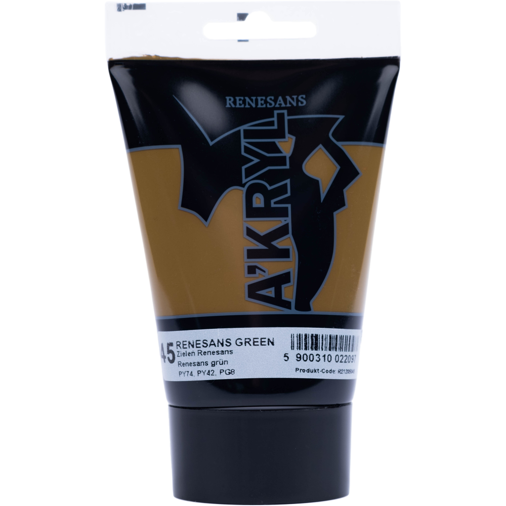 Farba akrylowa A'kryl - Renesans - zieleń renesansowa, 100 ml