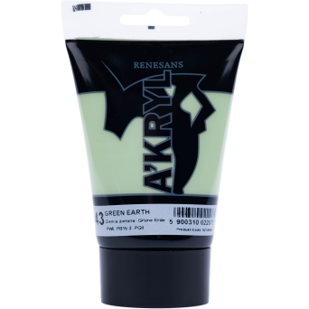Farba akrylowa A'kryl - Renesans - ziemia zielona, 100 ml
