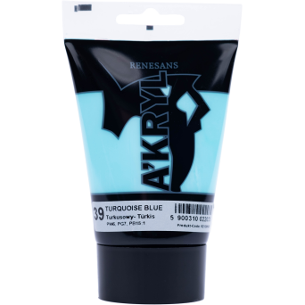 Farba akrylowa A'kryl - Renesans - turkusowy, 100 ml