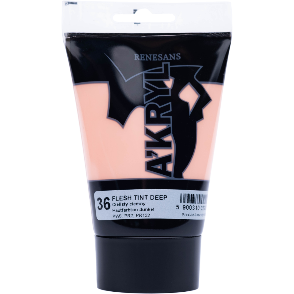 Farba akrylowa A'kryl - Renesans - cielisty ciemny, 100 ml