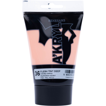 Farba akrylowa A'kryl - Renesans - cielisty ciemny, 100 ml