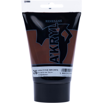 Farba akrylowa A'kryl - Renesans - brunat van dyck, 100 ml