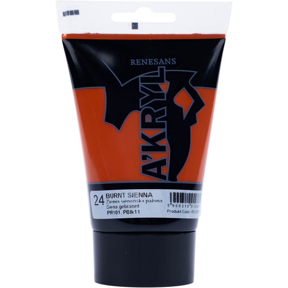 Farba akrylowa A'kryl - Renesans - siena palona, 100 ml