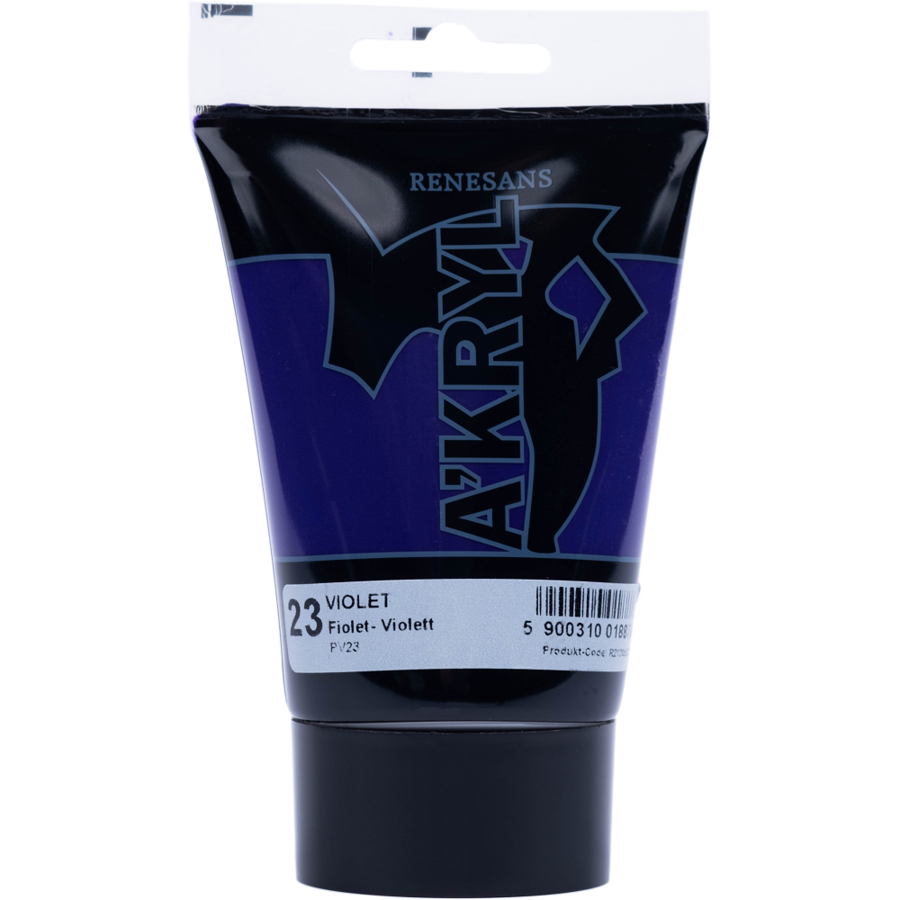 Farba akrylowa A'kryl - Renesans - fioletowa, 100 ml