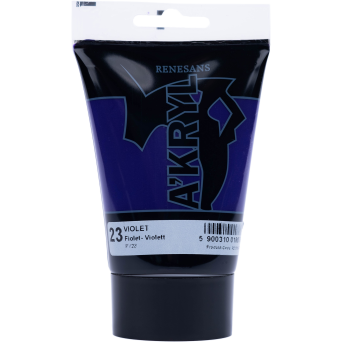Acrylic A'kryl paint - Renesans - violet, 100 ml