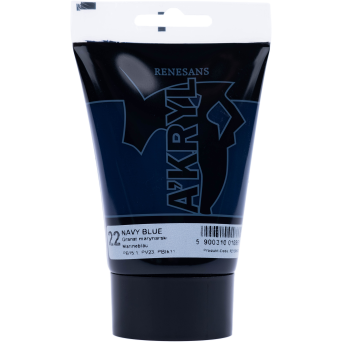 Acrylic A'kryl paint - Renesans - navy blue, 100 ml