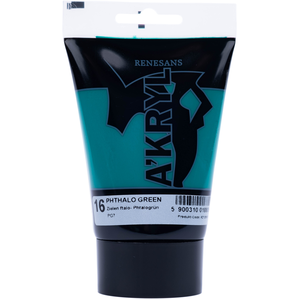 Farba akrylowa A'kryl - Renesans - zieleń ftalowa, 100 ml