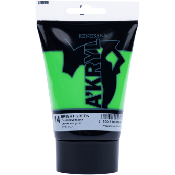 Acrylic A'kryl paint - Renesans - light green, 100 ml