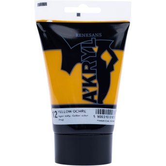 Farba akrylowa A'kryl - Renesans - ochra żółta, 100 ml