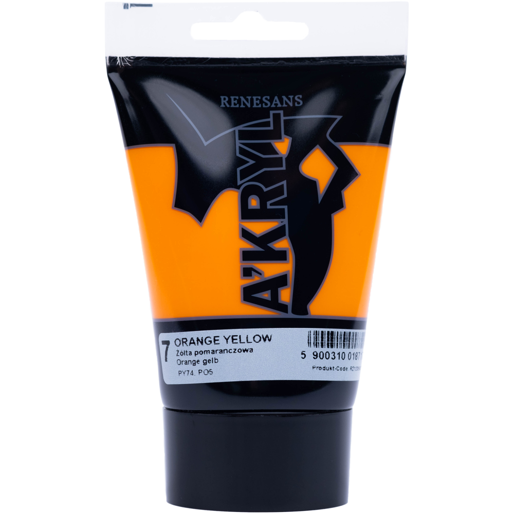 Farba akrylowa A'kryl - Renesans - żółć pomarańczowa, 100 ml