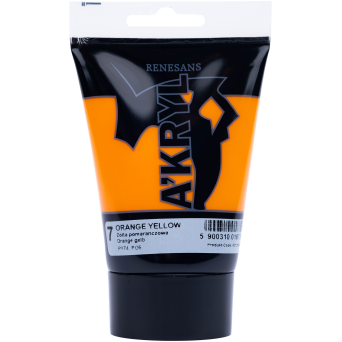 Farba akrylowa A'kryl - Renesans - żółć pomarańczowa, 100 ml