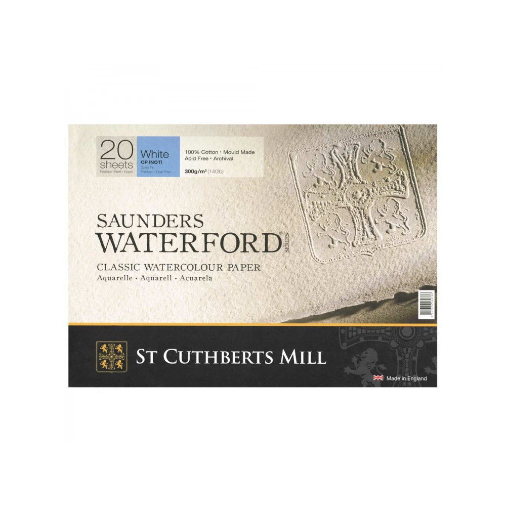 Saunders Waterford watercolor paper pad - cold press, 51 x 36 cm, 300 g, 20 sheets