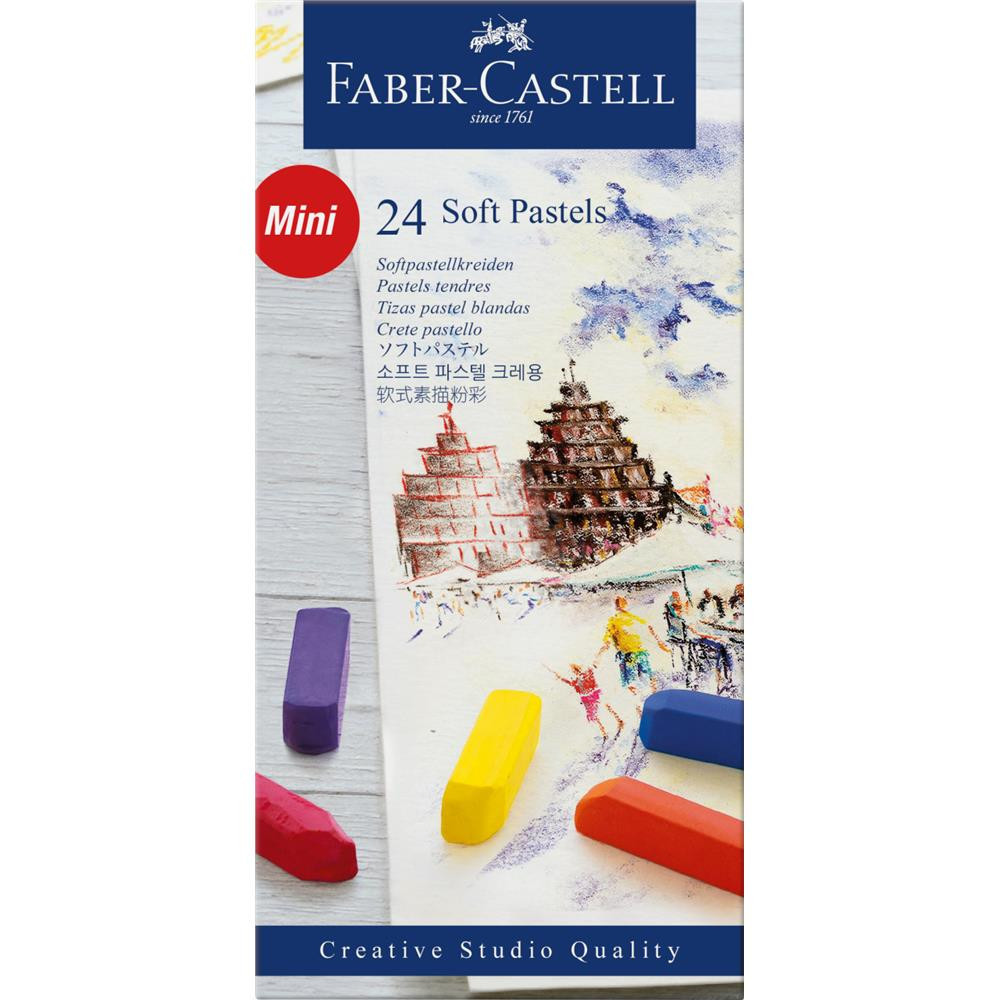 Zestaw pasteli suchych Mini Creative Studio - Faber-Castell - 24 kolory