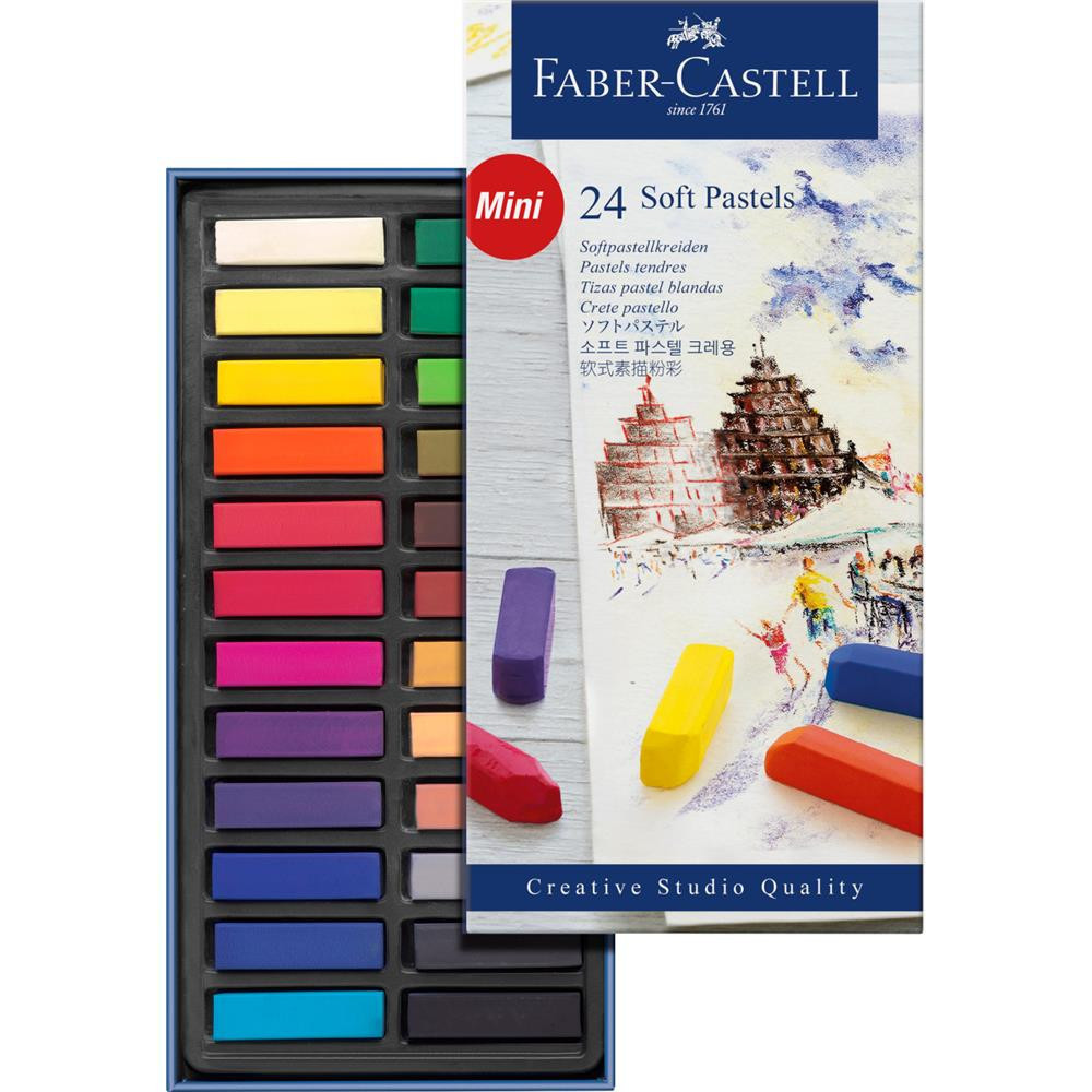 Mini Creative Studio soft pastels - Faber-Castell - 24 colors