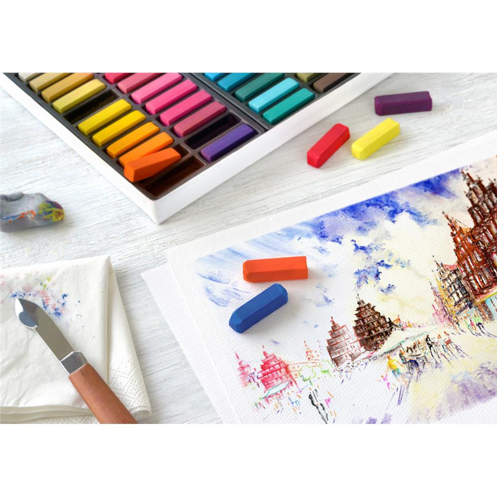 Zestaw pasteli suchych Mini Creative Studio - Faber-Castell - 72 kolory