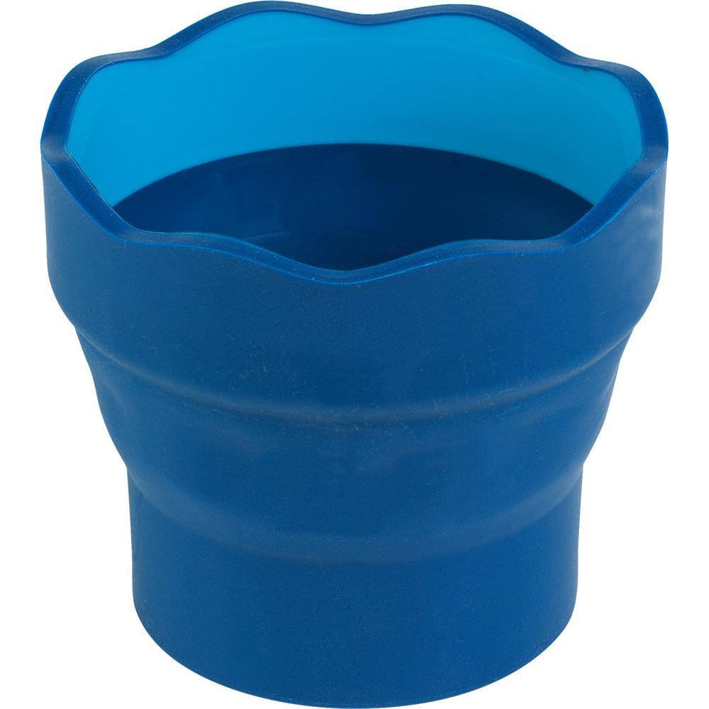 Foldable Clic&Go water cup - Faber-Castell - blue