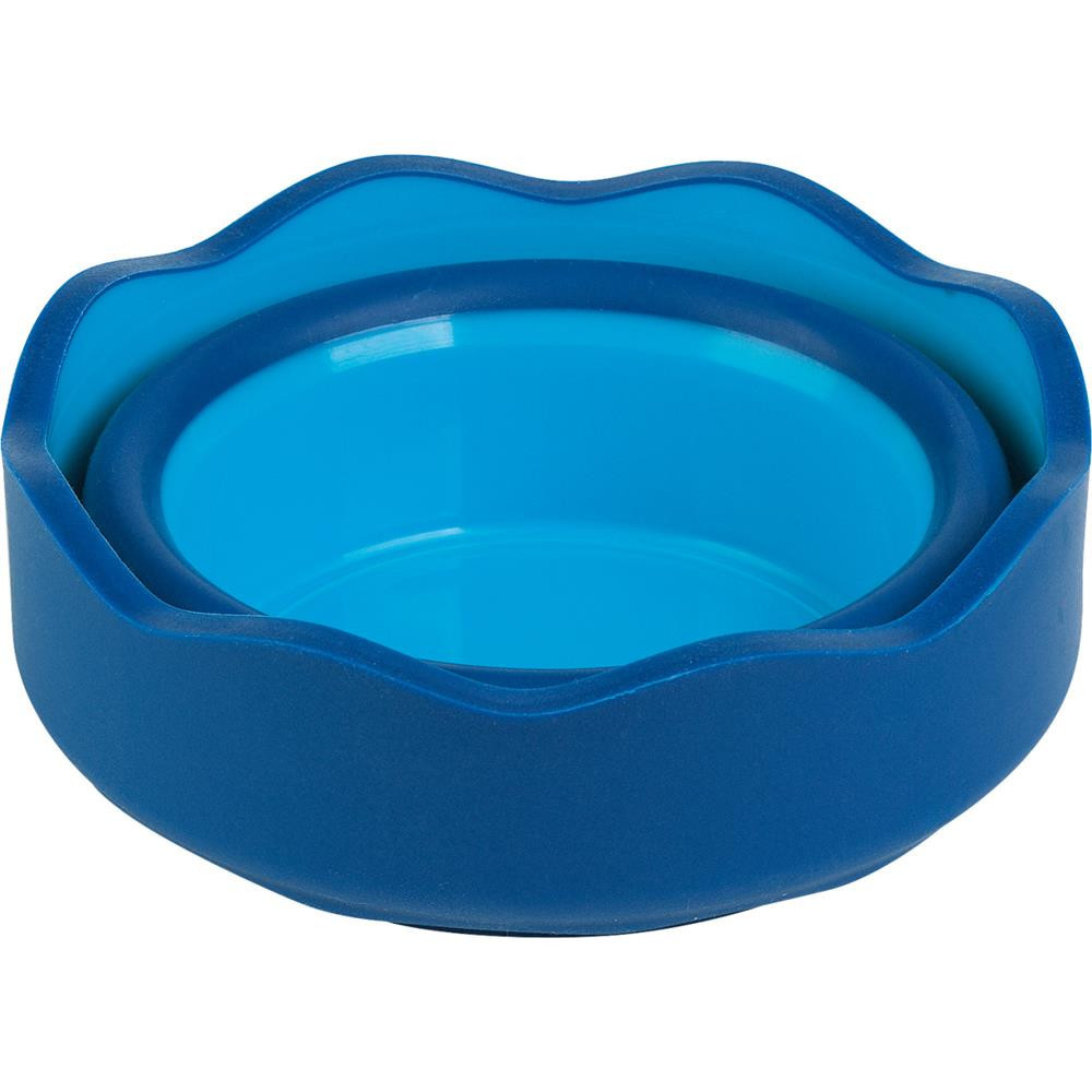 Foldable Clic&Go water cup - Faber-Castell - blue
