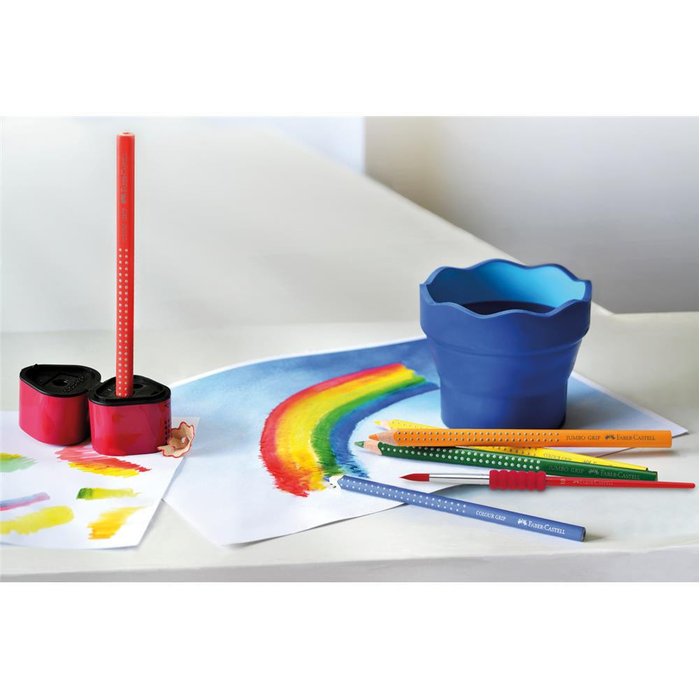 Składany kubek na wodę Clic&Go - Faber-Castell - niebieski