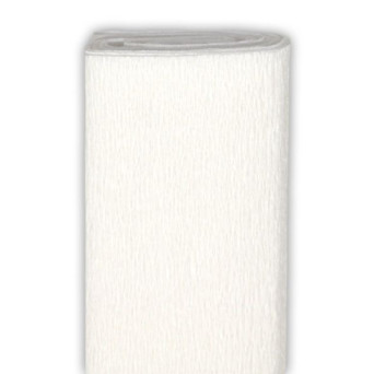 Crepe Paper 50 x 200 cm White