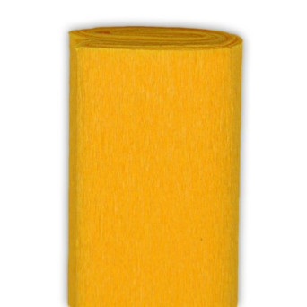 Crepe Paper 50 x 200 cm Dark Yellow