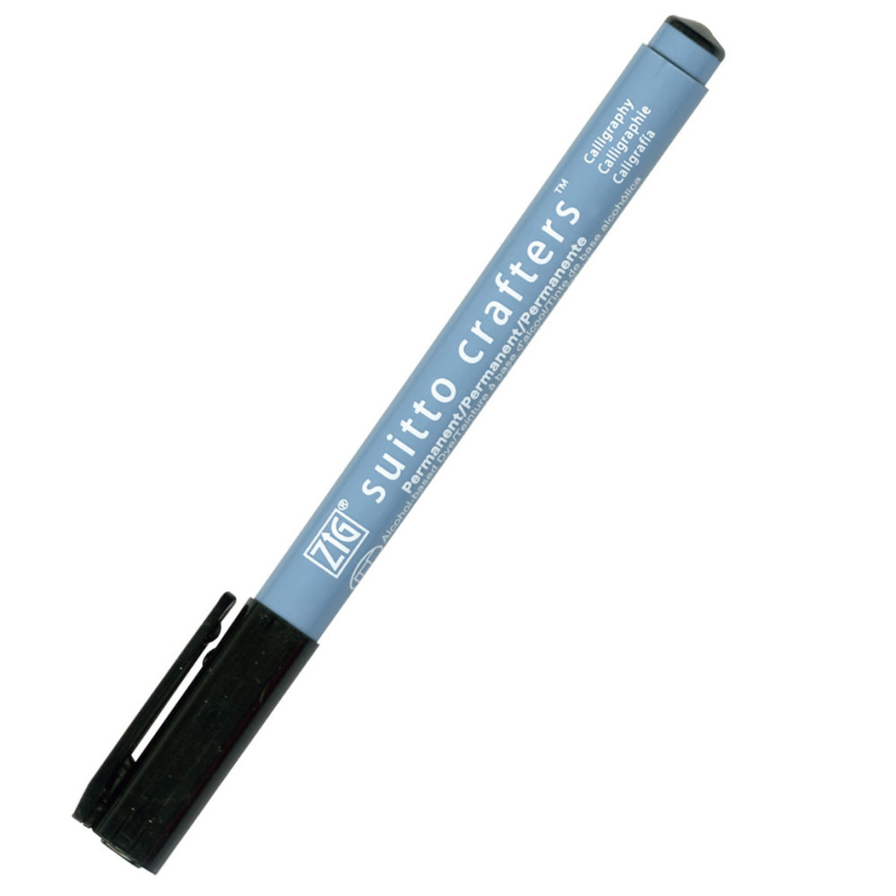 Pisak do kaligrafii Zig Suitto Crafters - Kuretake - 1 mm, czarny