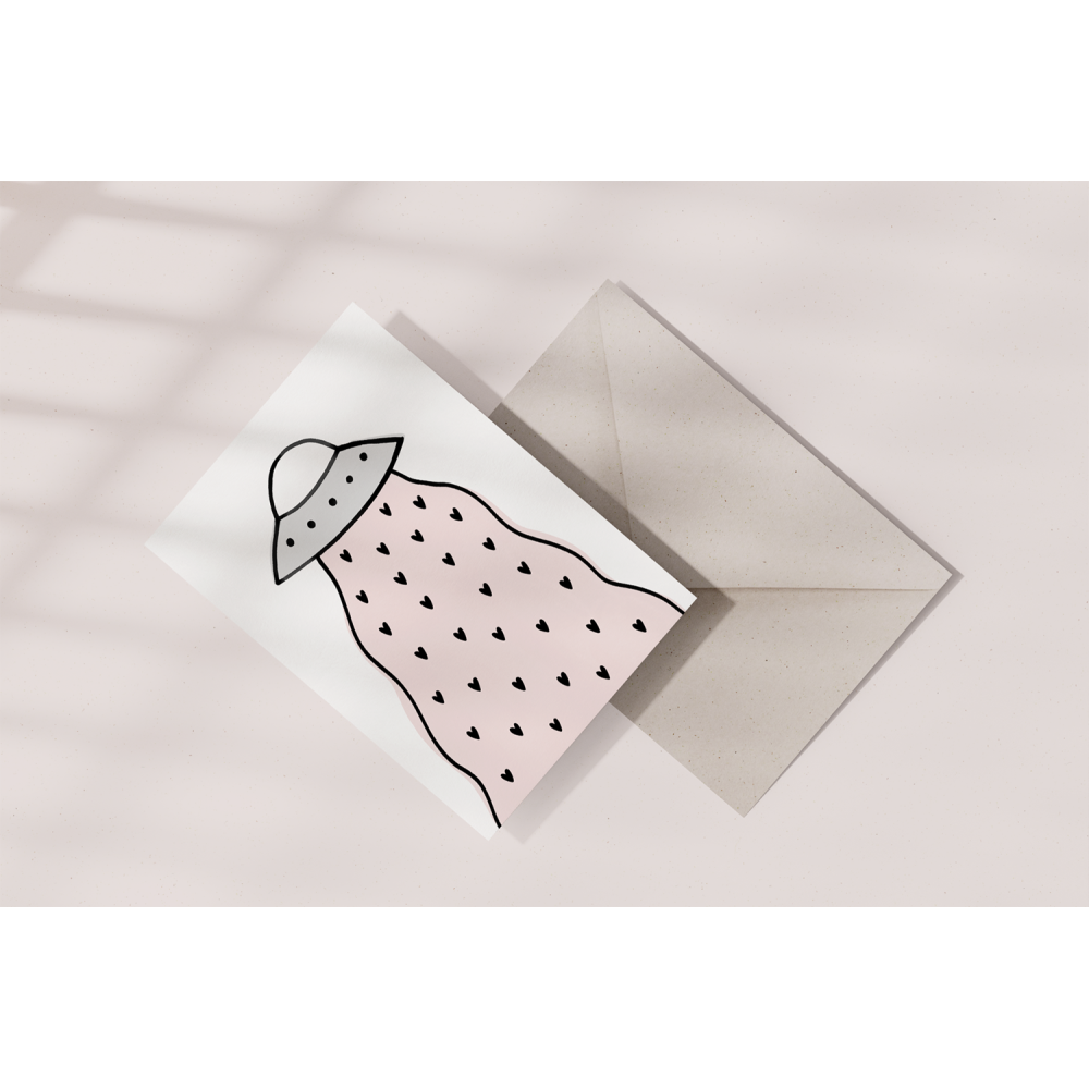 Greeting card - Eökke - Love invasion, 12 x 17 cm