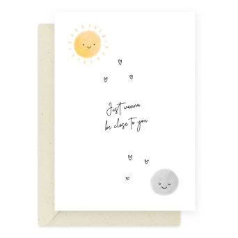 Greeting card - Eökke - Just wanna be close to you, 12 x 17 cm