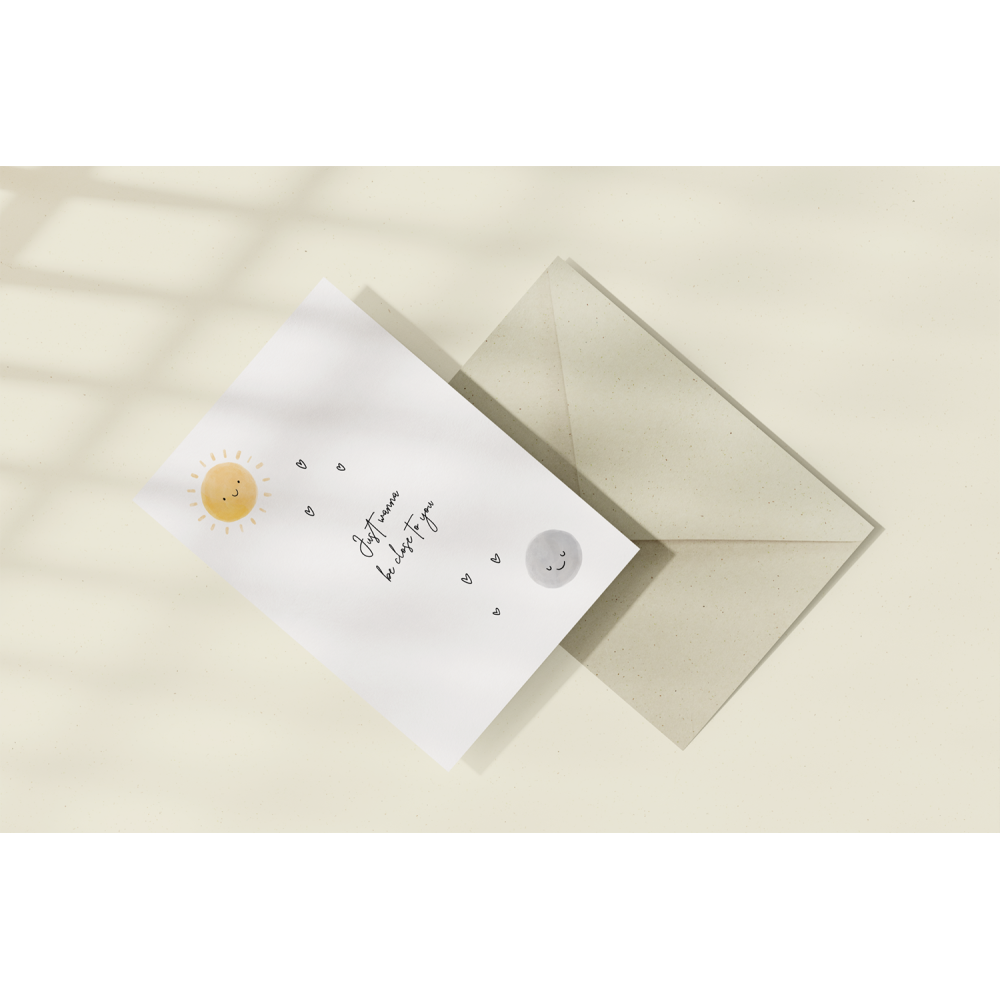 Greeting card - Eökke - Just wanna be close to you, 12 x 17 cm