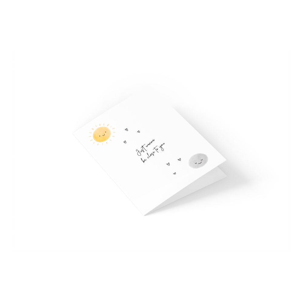 Greeting card - Eökke - Just wanna be close to you, 12 x 17 cm