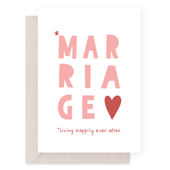 Greeting card - Eökke - Marriage, 12 x 17 cm