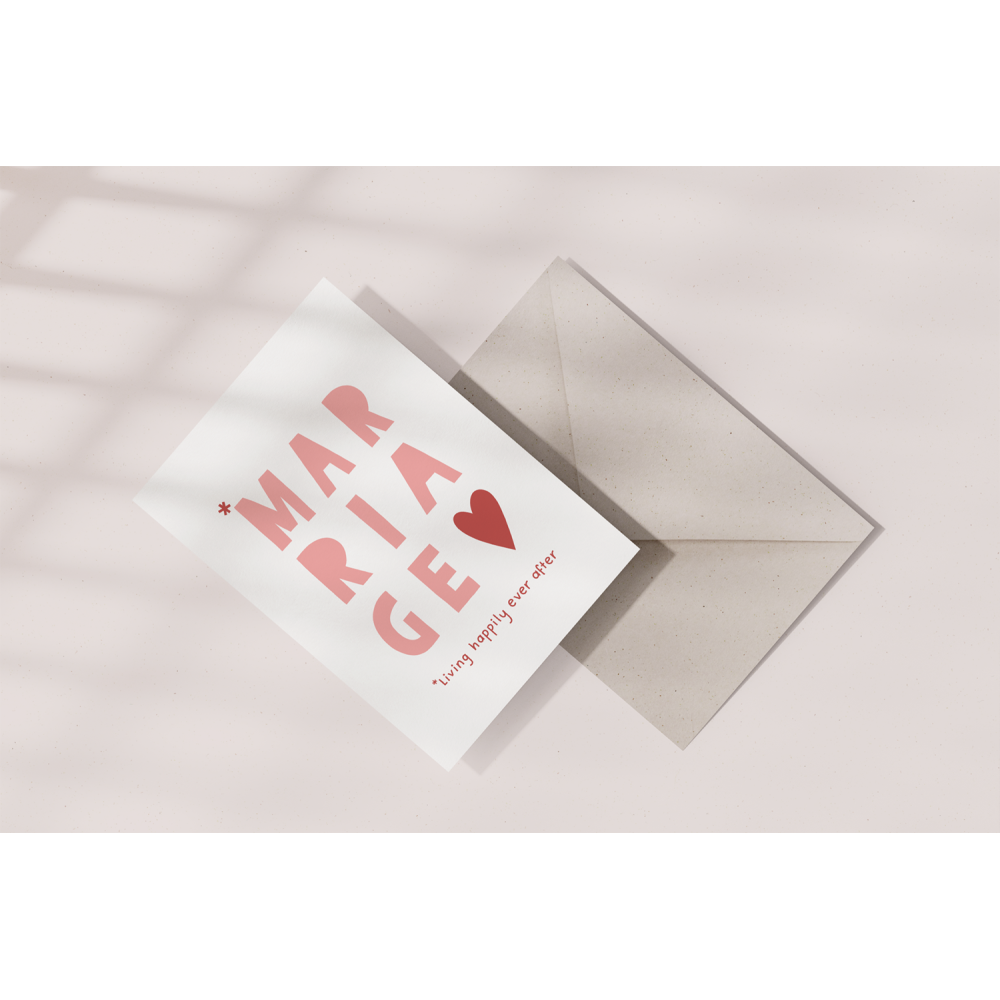 Greeting card - Eökke - Marriage, 12 x 17 cm