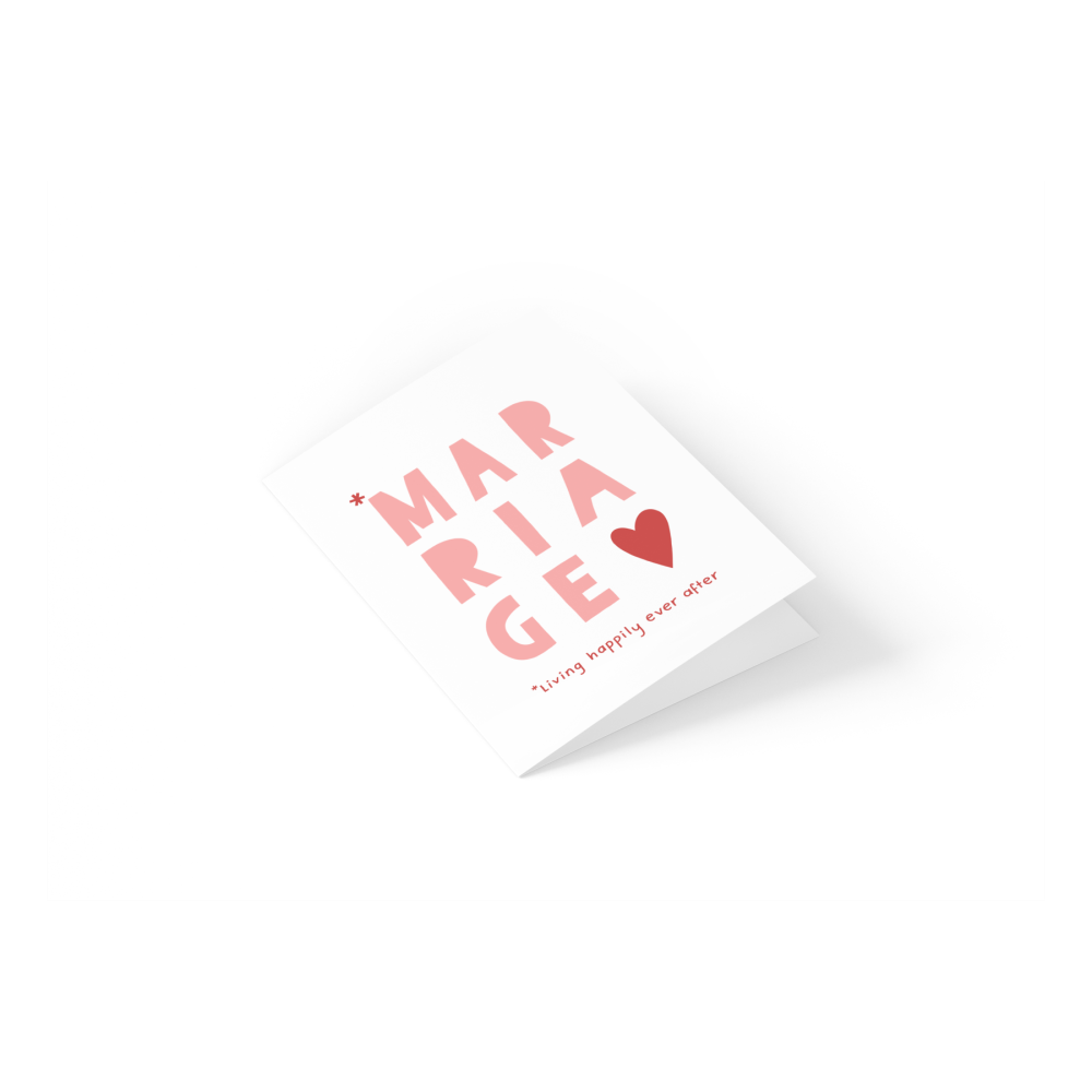 Greeting card - Eökke - Marriage, 12 x 17 cm