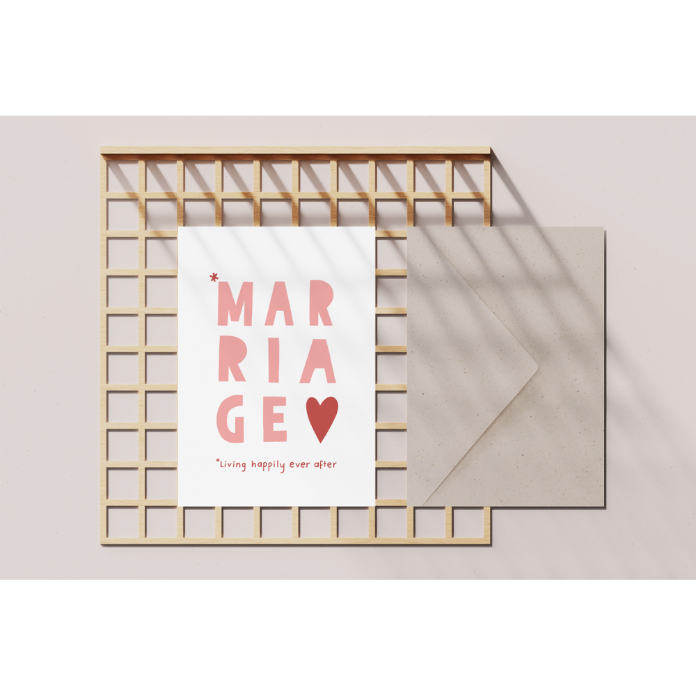 Greeting card - Eökke - Marriage, 12 x 17 cm
