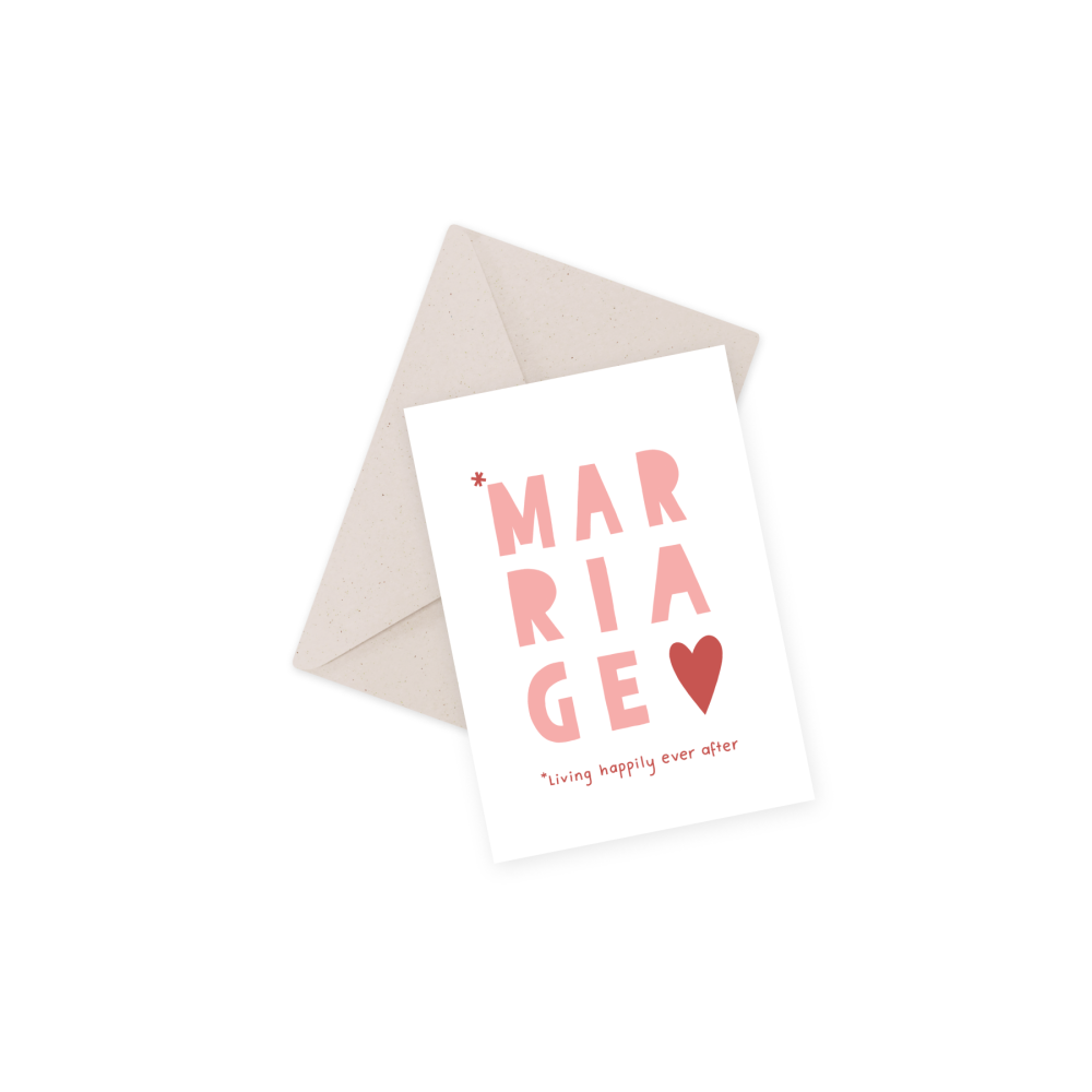 Greeting card - Eökke - Marriage, 12 x 17 cm