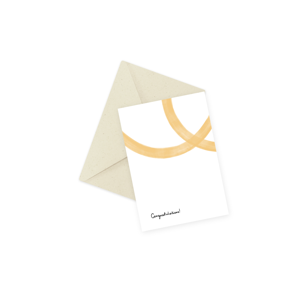 Greeting card - Eökke - Congratulations!, 12 x 17 cm