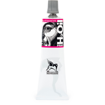 H2Oil relief paint, ink for linocut - Renesans - Red, 60 ml