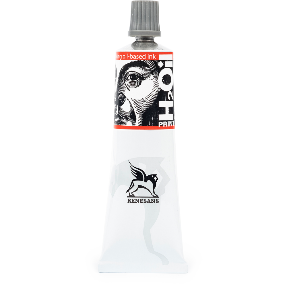 Farba graficzna do linorytu H2Oil Print - Renesans - Czerwień Kadmowa, 60 ml