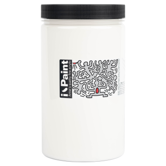 Farba akrylowa I-Paint - Renesans - 01, titanium white, 1200 ml