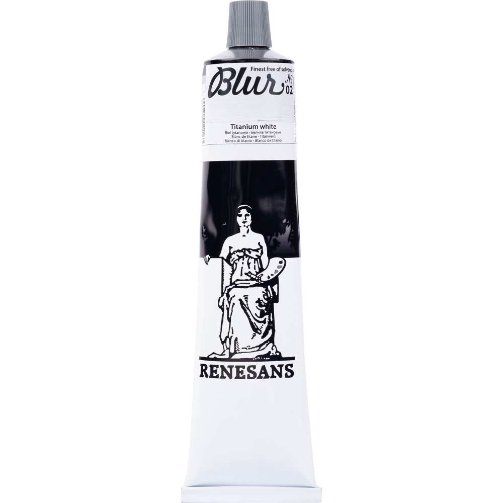 Farba olejna Blur - Renesans - 02, titanium white, 200 ml