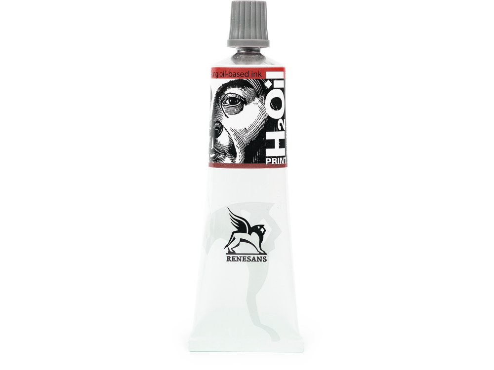H2Oil relief paint, ink for linocut - Renesans - Sanguine, 60 ml