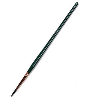 Round, natural brush, 3070 series - Renesans - short handle, no. 3