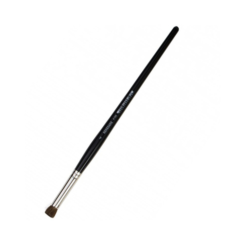 Round, natural brush for pastel smudging, A185 series - Renesans - no. 4