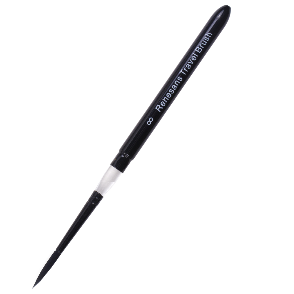 Pędzel okrągły, mieszany Travel Brush - Renesans - nr 8
